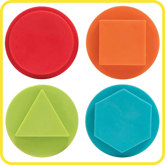 tri grip geometric stampers set of 4 - PT01