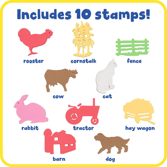 giant stampers farm adventure set of 10 - PT01