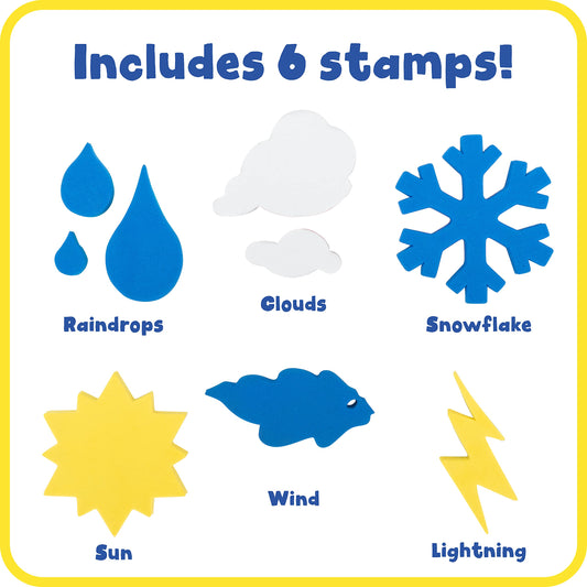 giant stampers weather patterns set of 6 - PT01
