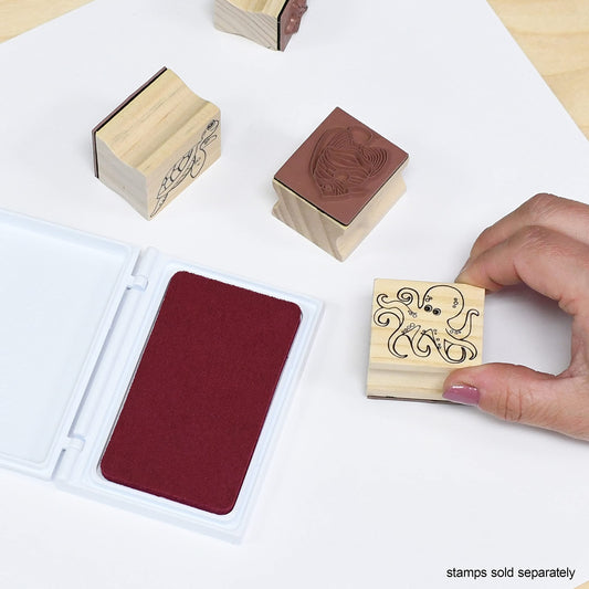 ready 2 learn scented stamp pad cherry dark red - PT01