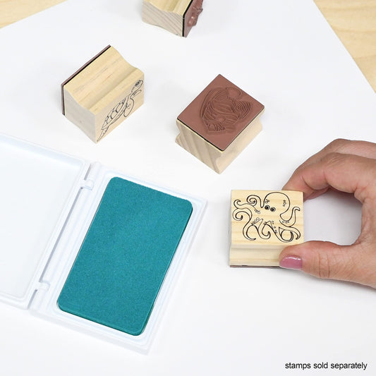 ready 2 learn washable stamp pad turquoise - PT01