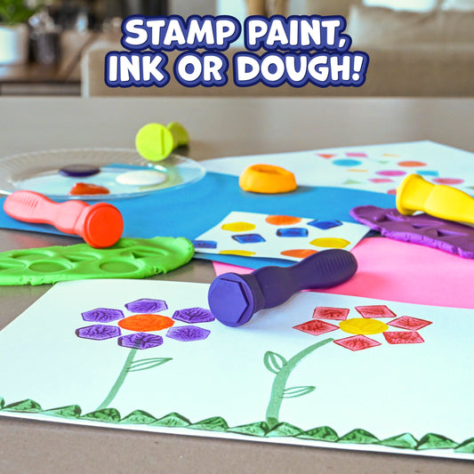 tri grip stampers geometric set of 4 imagine - PT01