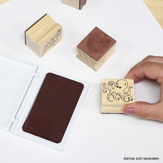 ready 2 learn washable stamp pad brown - PT01