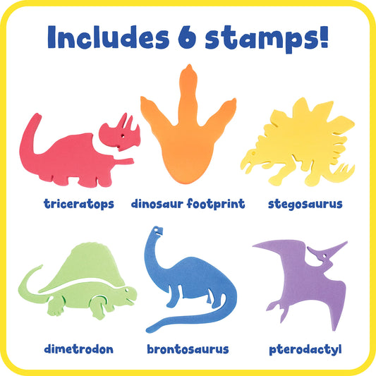 giant stampers dinosaurs set of 6 - PT01