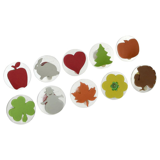 giant stampers holiday shapes set of 10 - MAIN