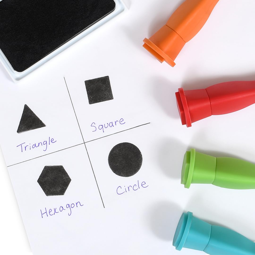 tri grip geometric stampers set of 4 - PT05