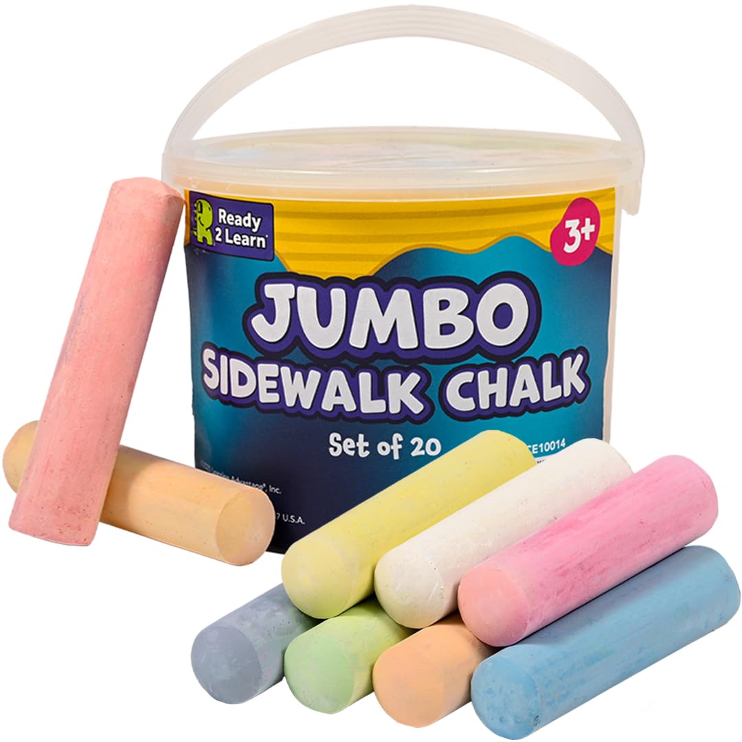 Jumbo Sidewalk Chalk - Set of 20