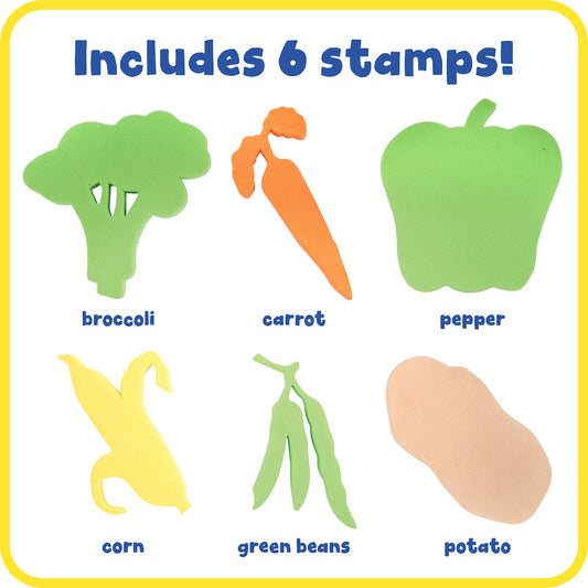 giant stampers vegetables set of 6 - PT01