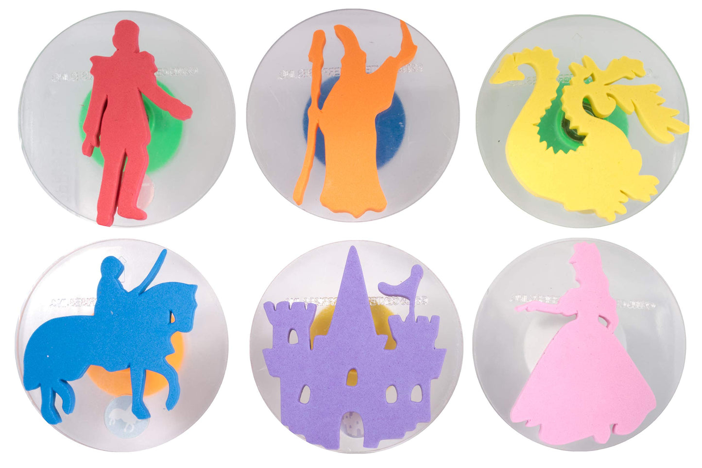 giant stampers fantasy characters set of 6 - MAIN
