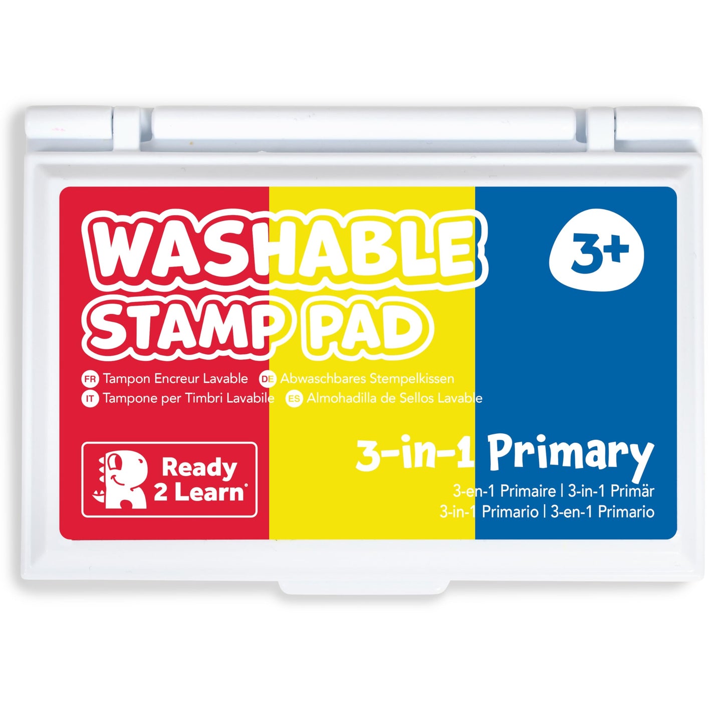 ready 2 learn washable stamp pad red yellow and blue - MAIN
