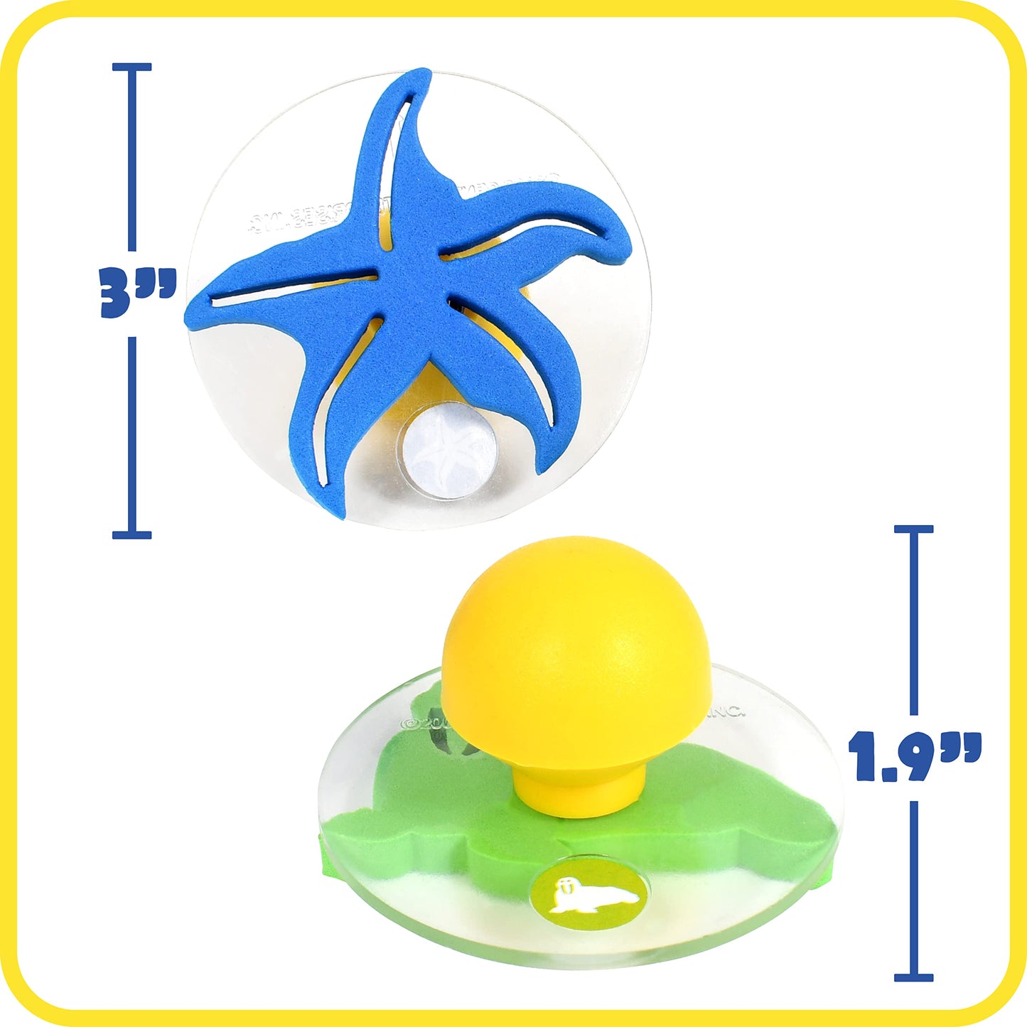 giant stampers sea creatures set of 10 - PT05