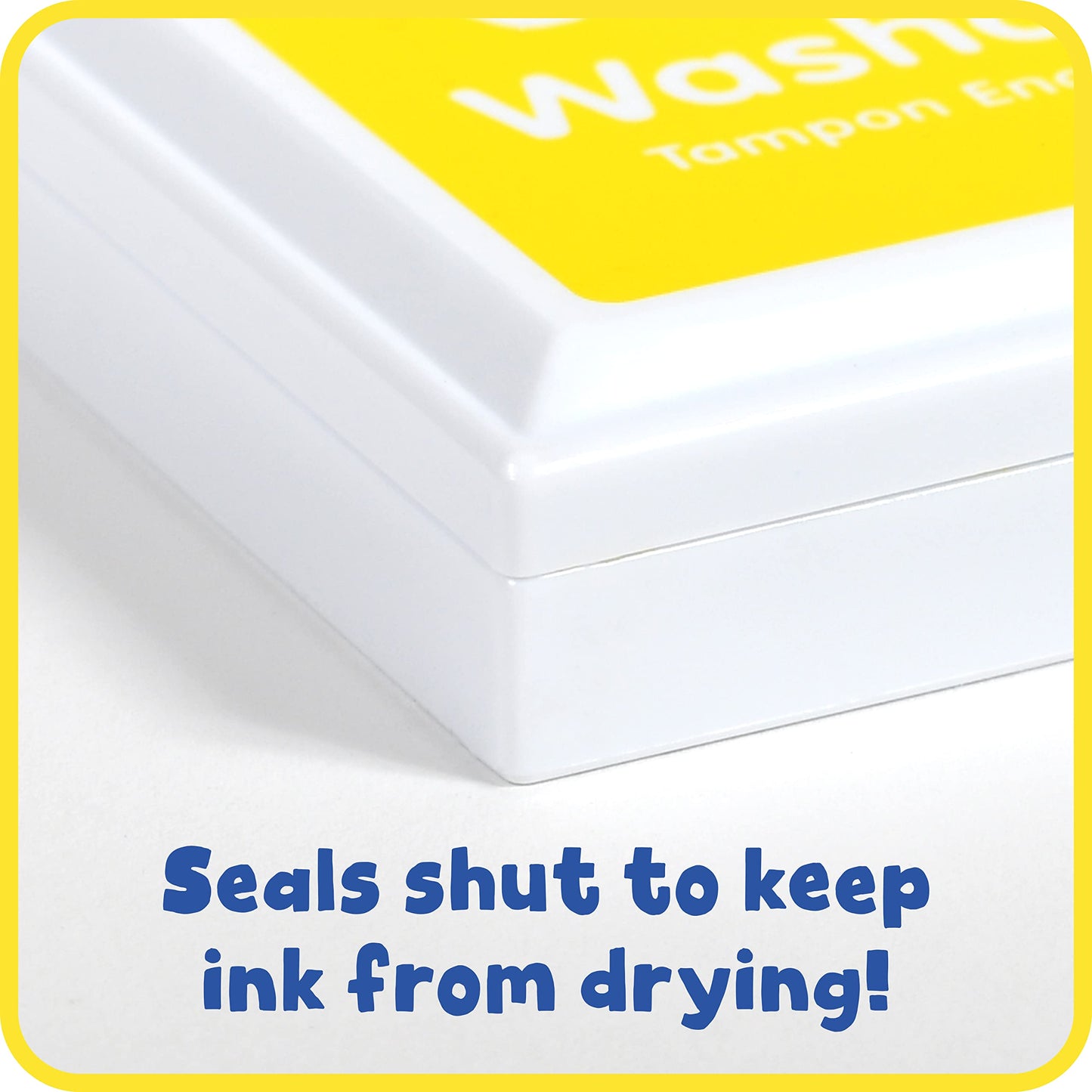 ready 2 learn washable stamp pad yellow - PT07