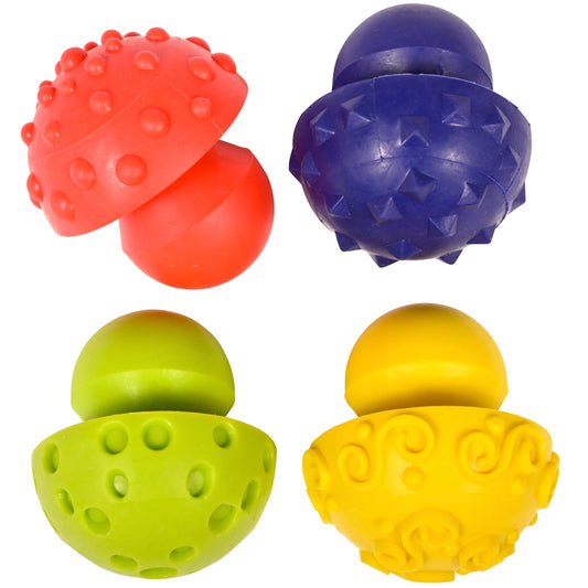 paint dough mushroom stampers set of 4 imagine - MAIN