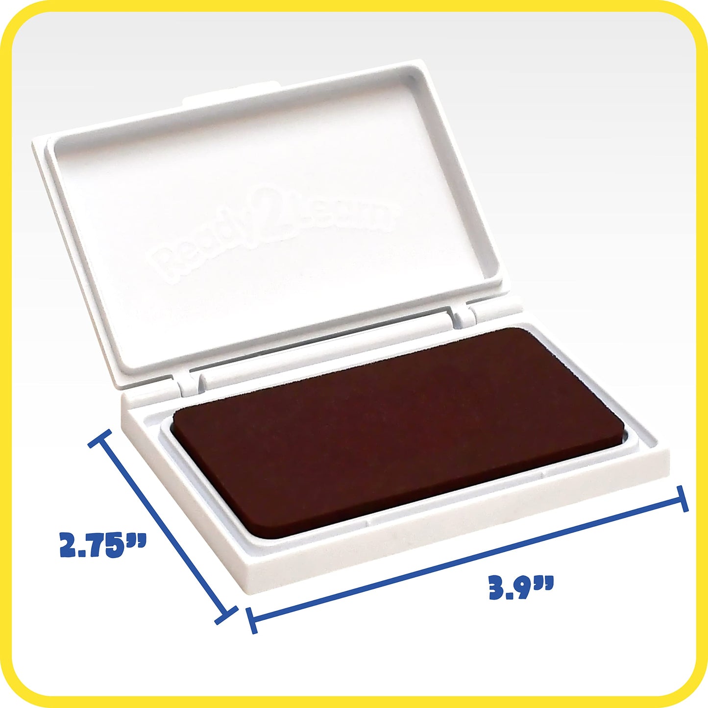 ready 2 learn washable stamp pad brown - PT03