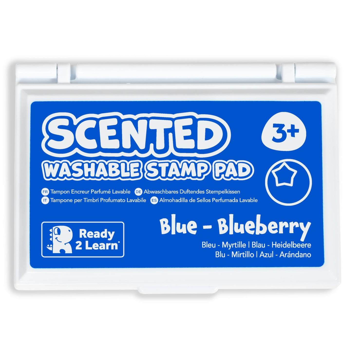 ready 2 learn scented stamp pad blueberry blue - MAIN