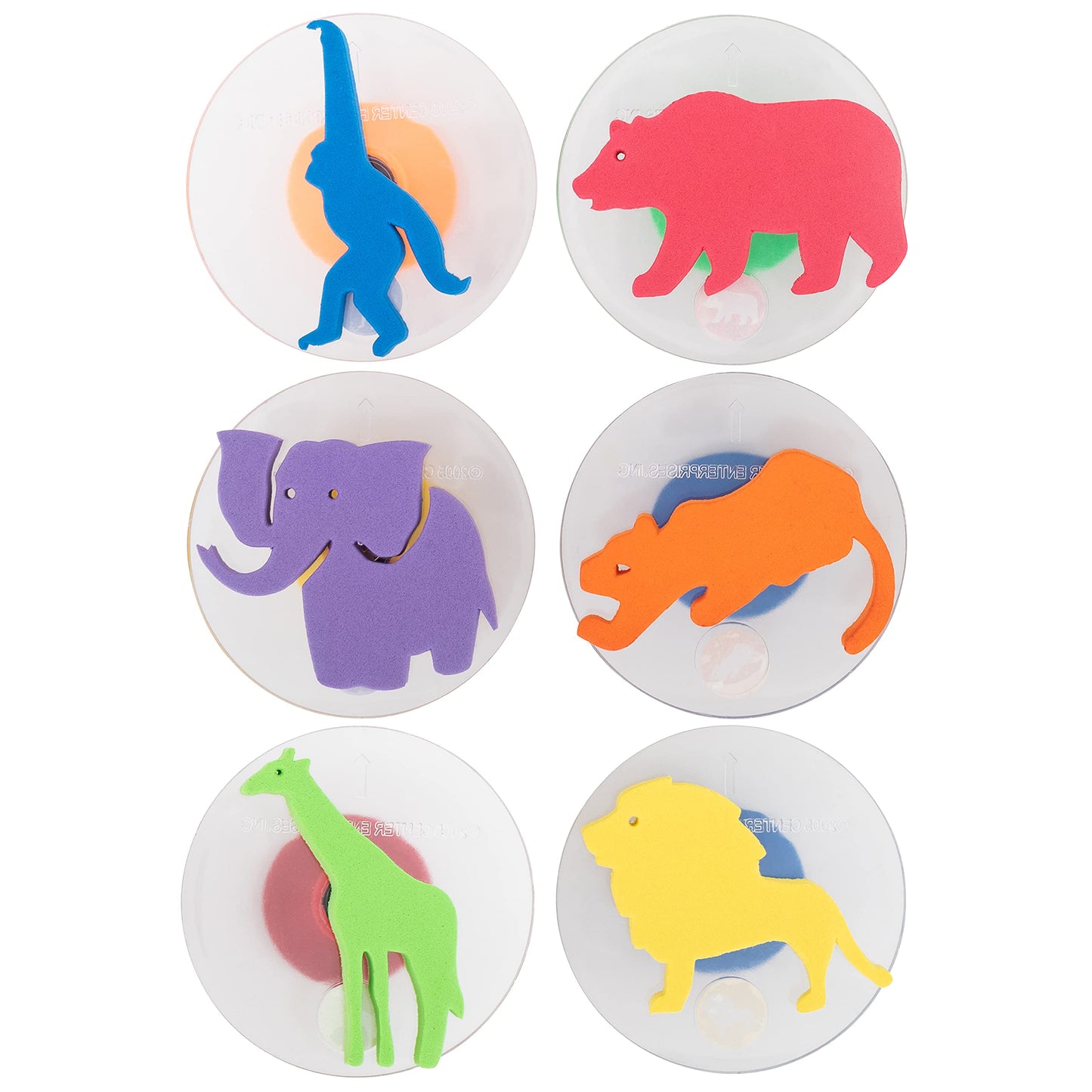 giant stampers wild animals set of 6 - MAIN