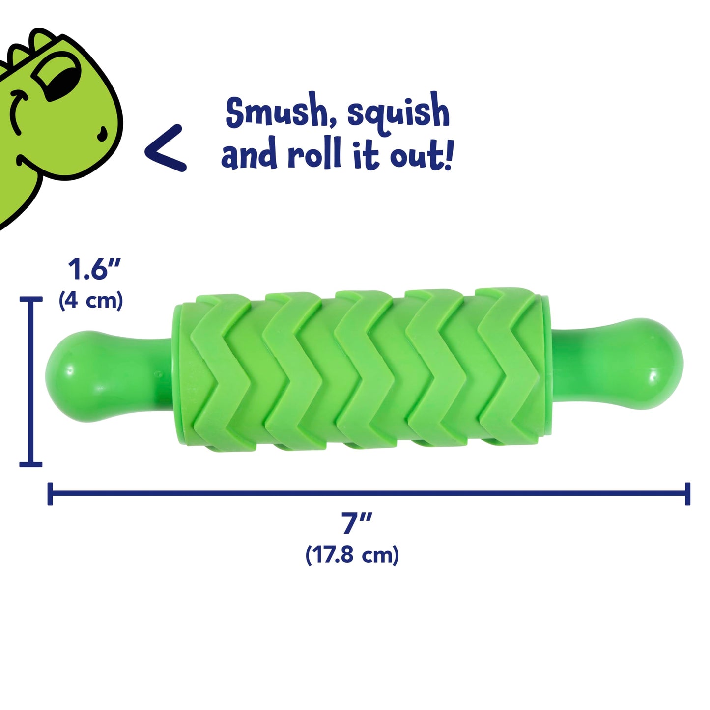paint and dough texture rollers set of 4 - PT03