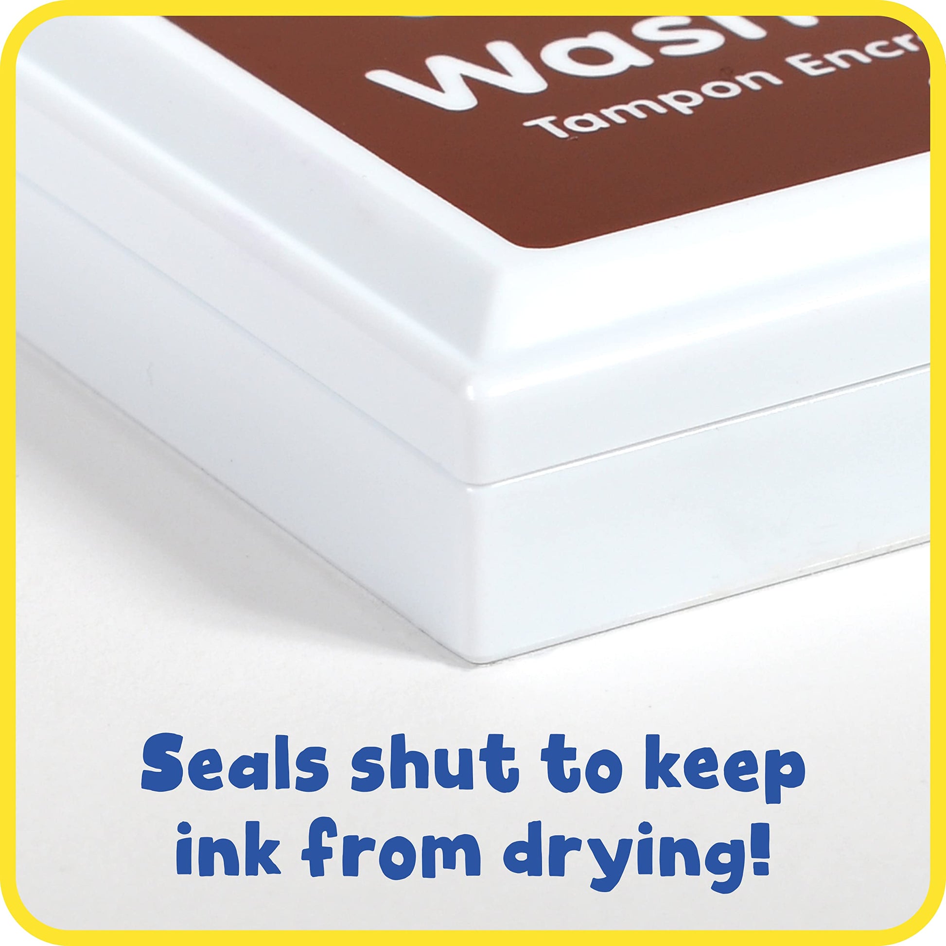 ready 2 learn washable stamp pad brown - PT07