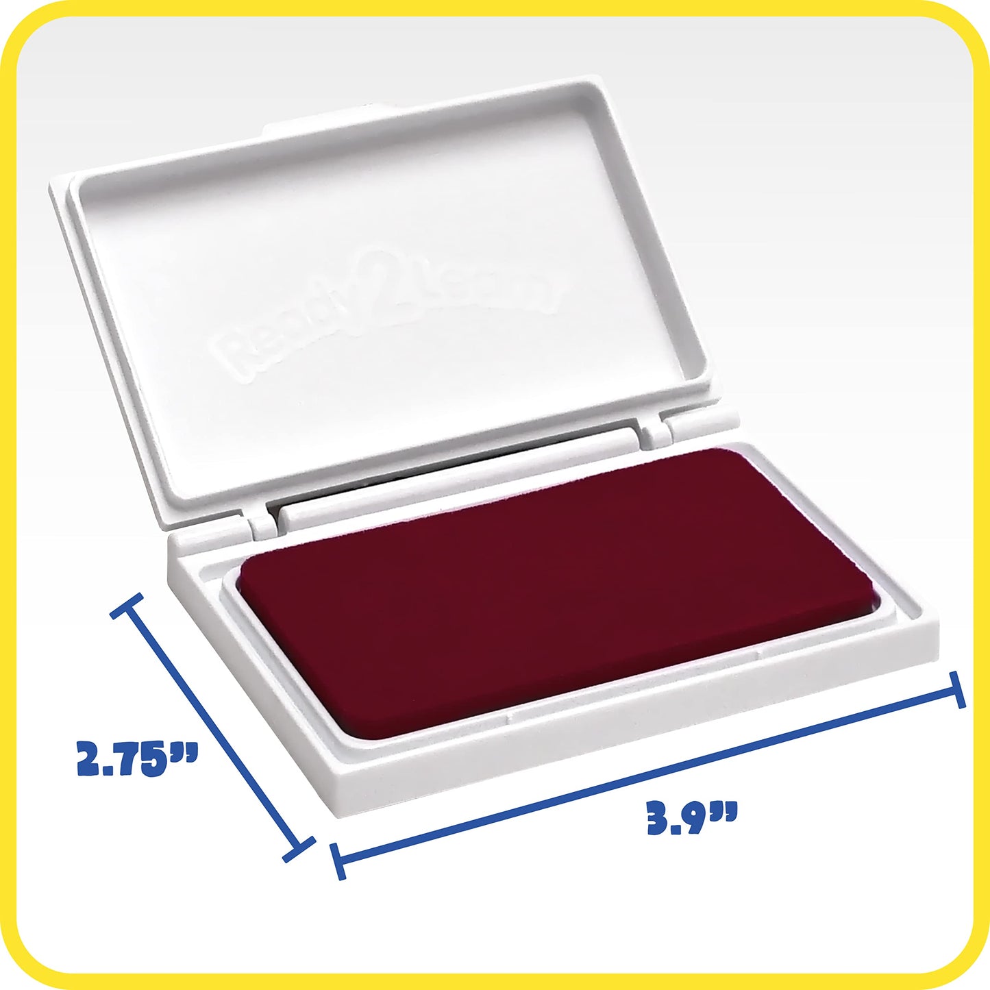 ready 2 learn scented stamp pad cherry dark red - PT02