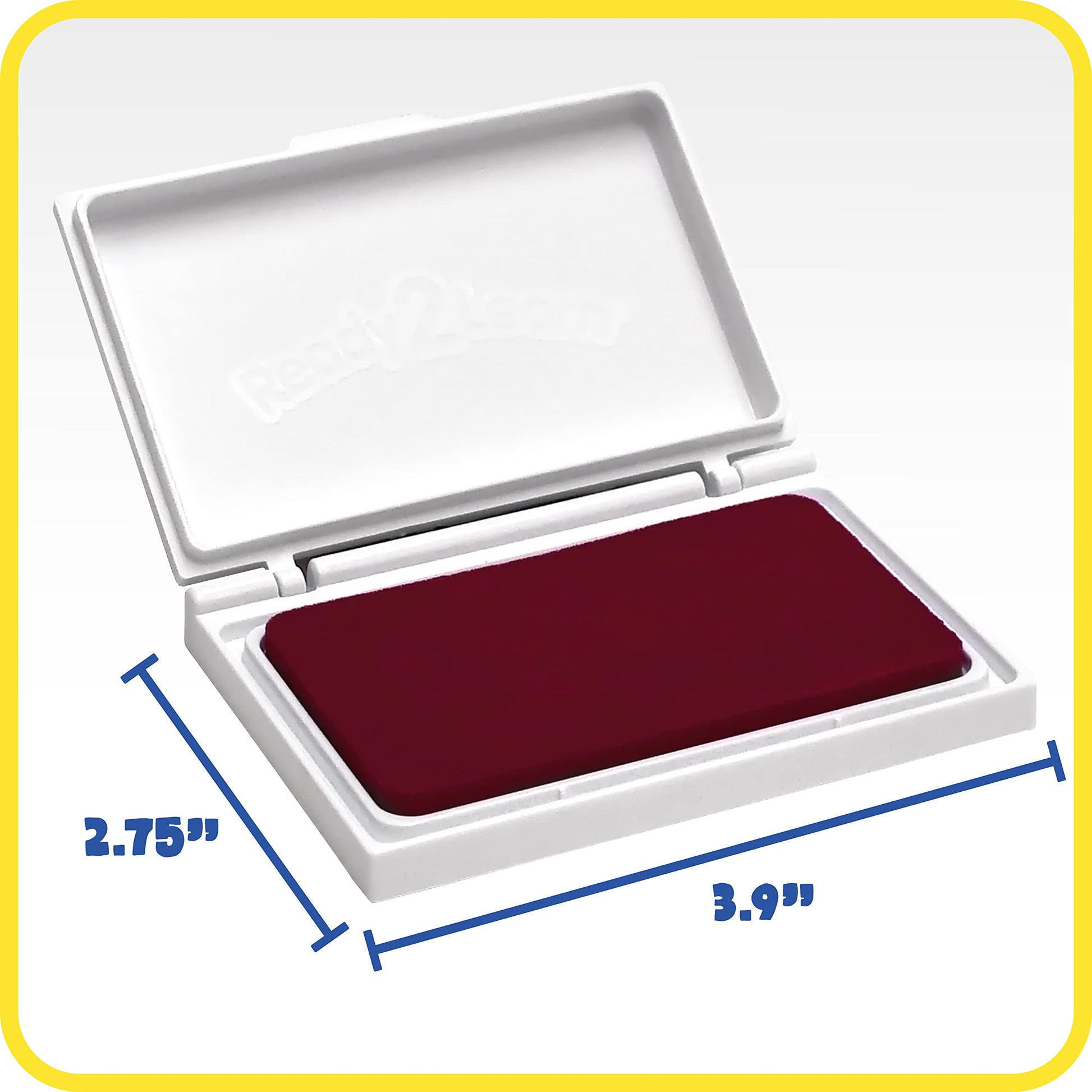 ready 2 learn scented stamp pad cherry dark red - PT02