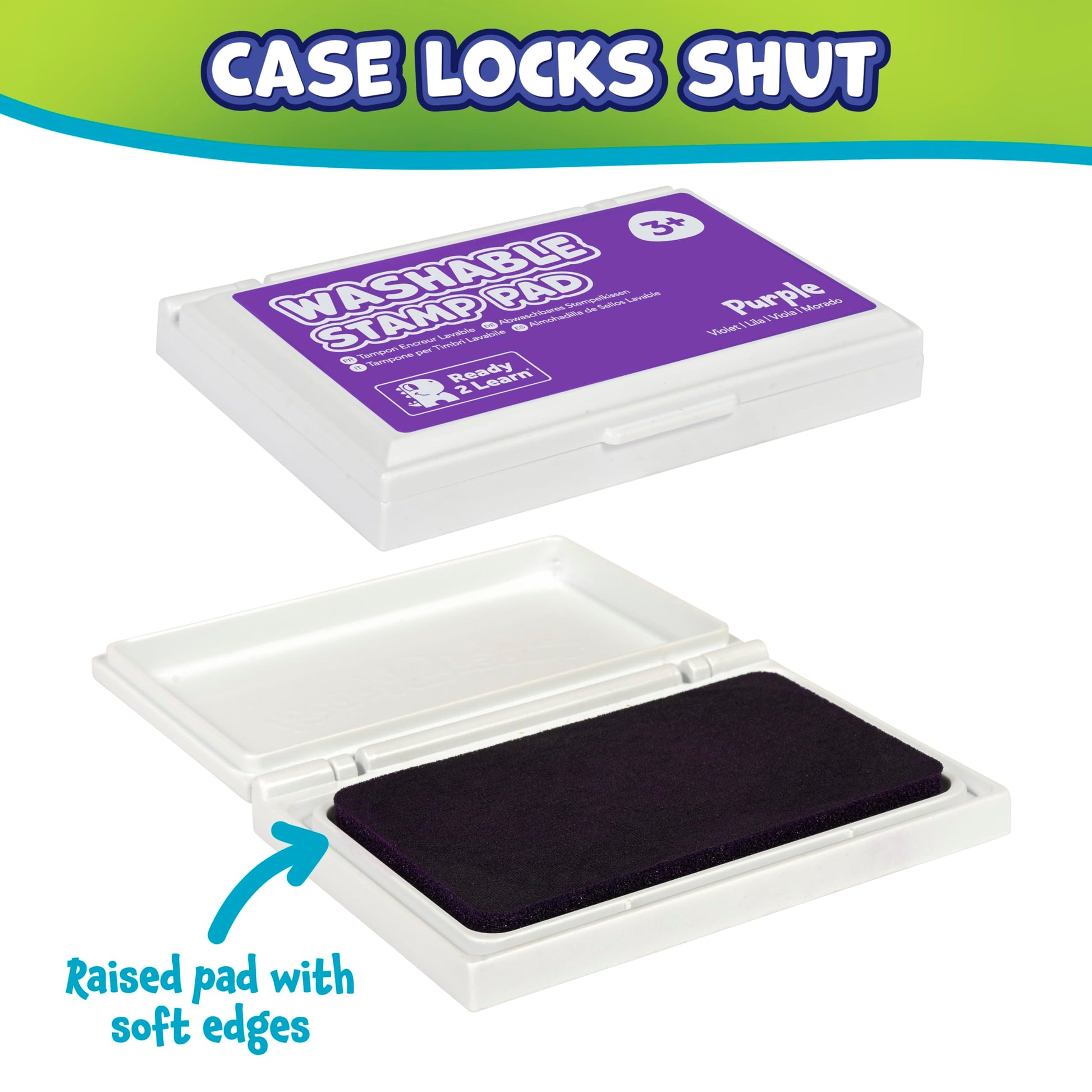 ready 2 learn washable stamp pad purple - PT05