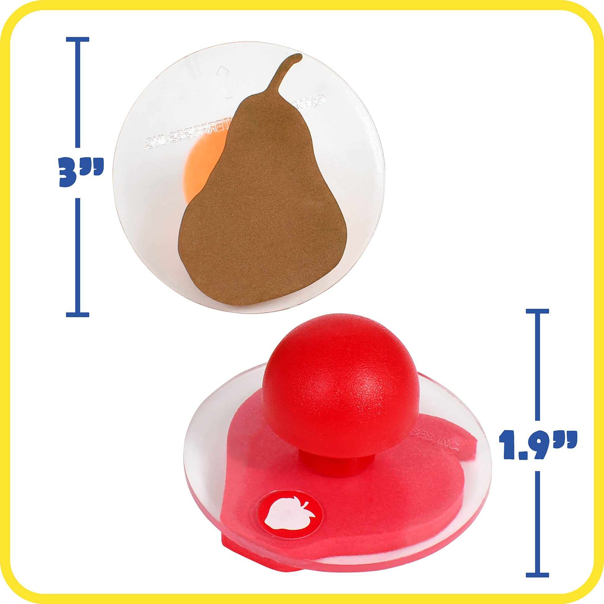 giant stampers fruit set of 6 - PT05