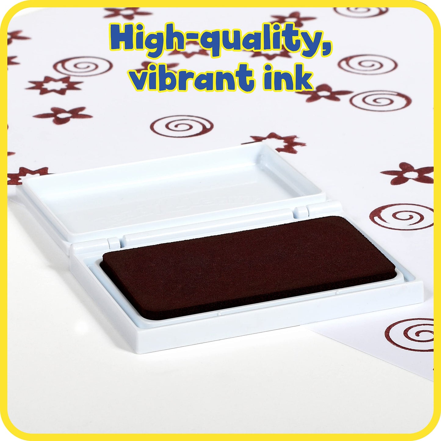 ready 2 learn washable stamp pad brown - PT04