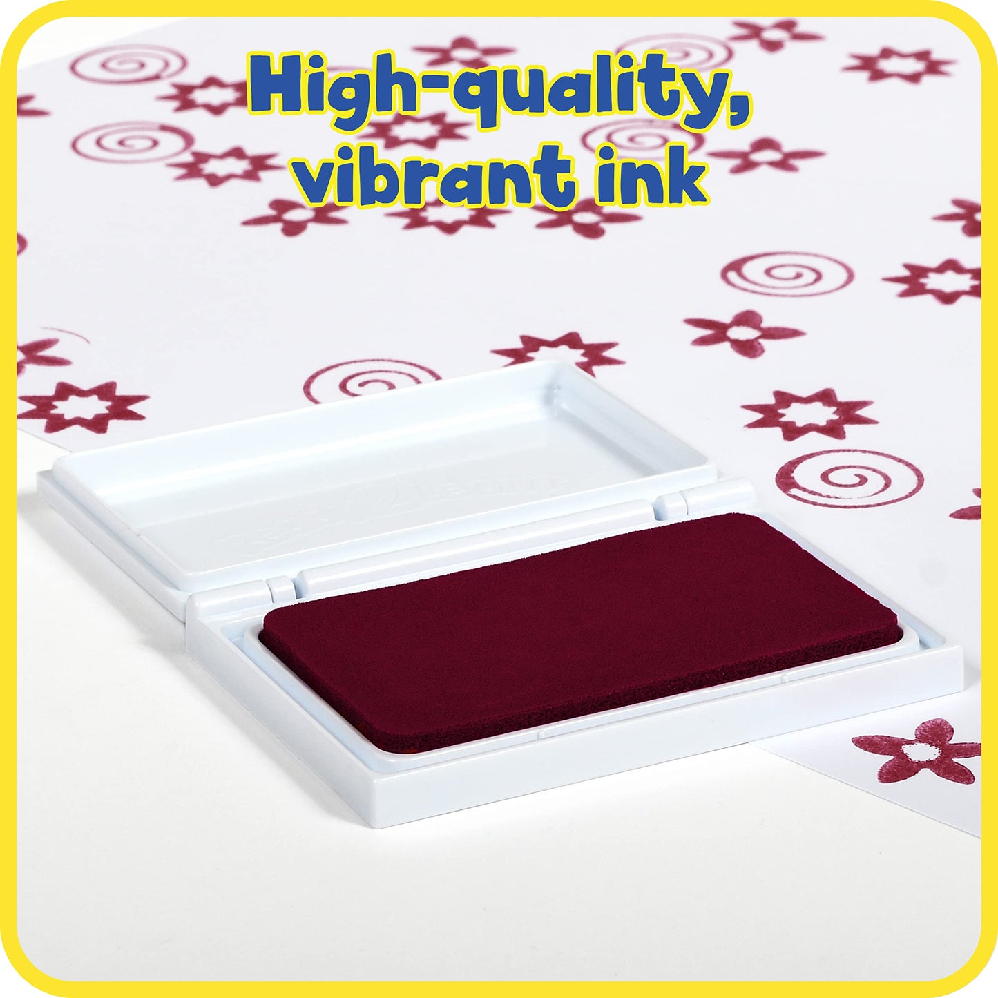 ready 2 learn scented stamp pad cherry dark red - PT03