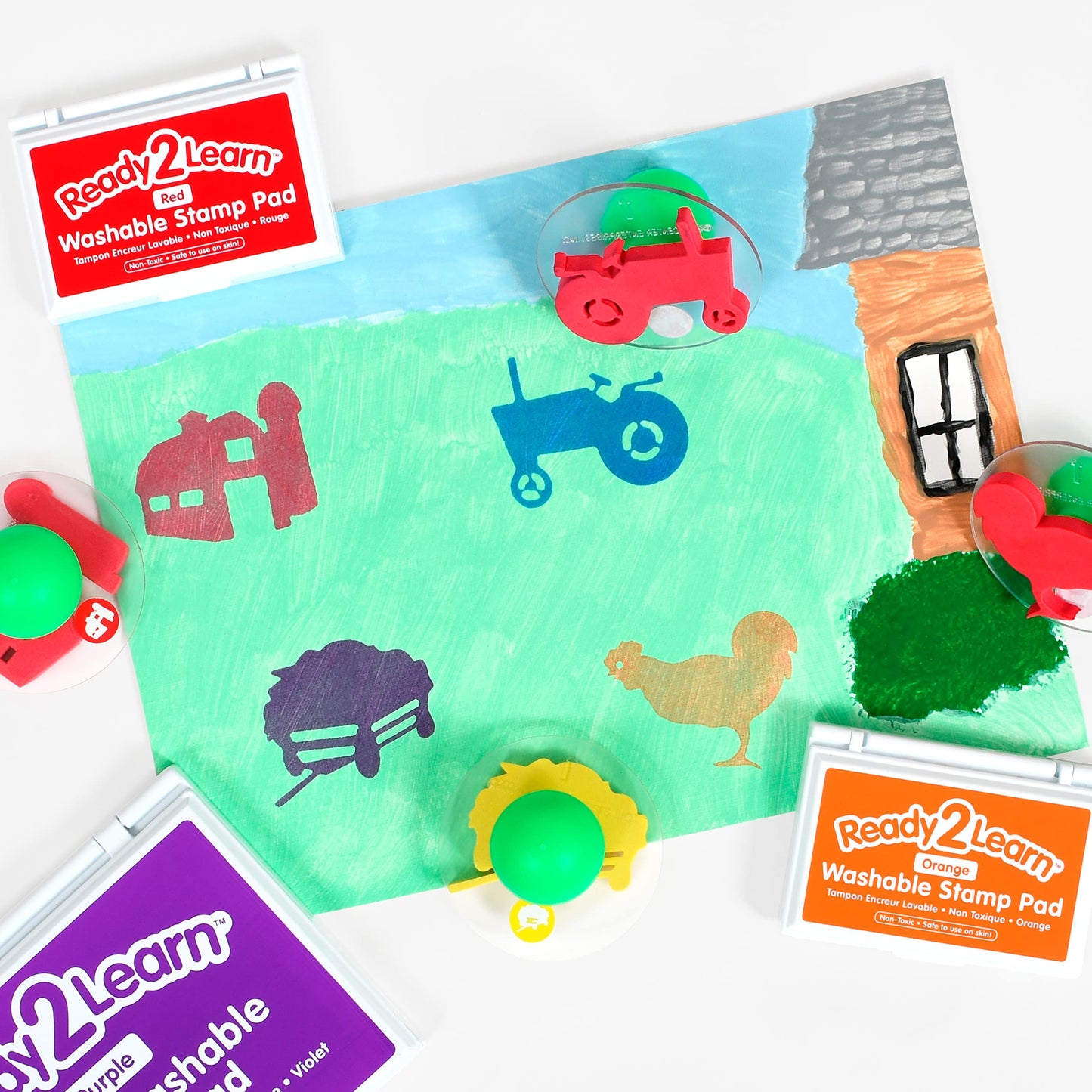 giant stampers farm adventure set of 10 - PT03