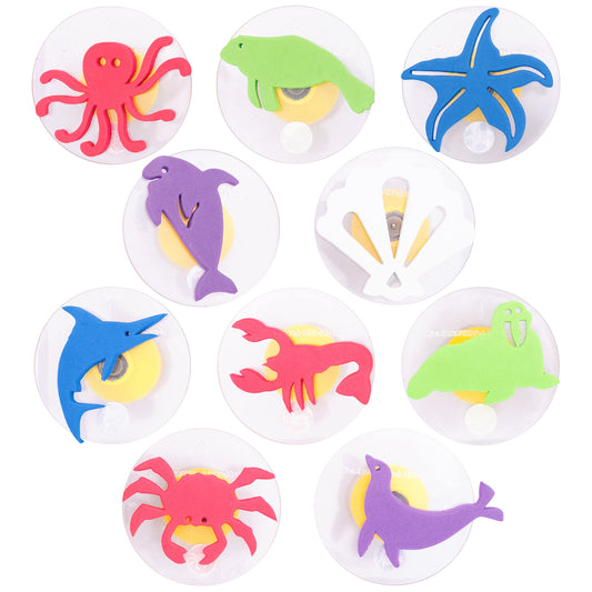 giant stampers sea creatures set of 10 - MAIN