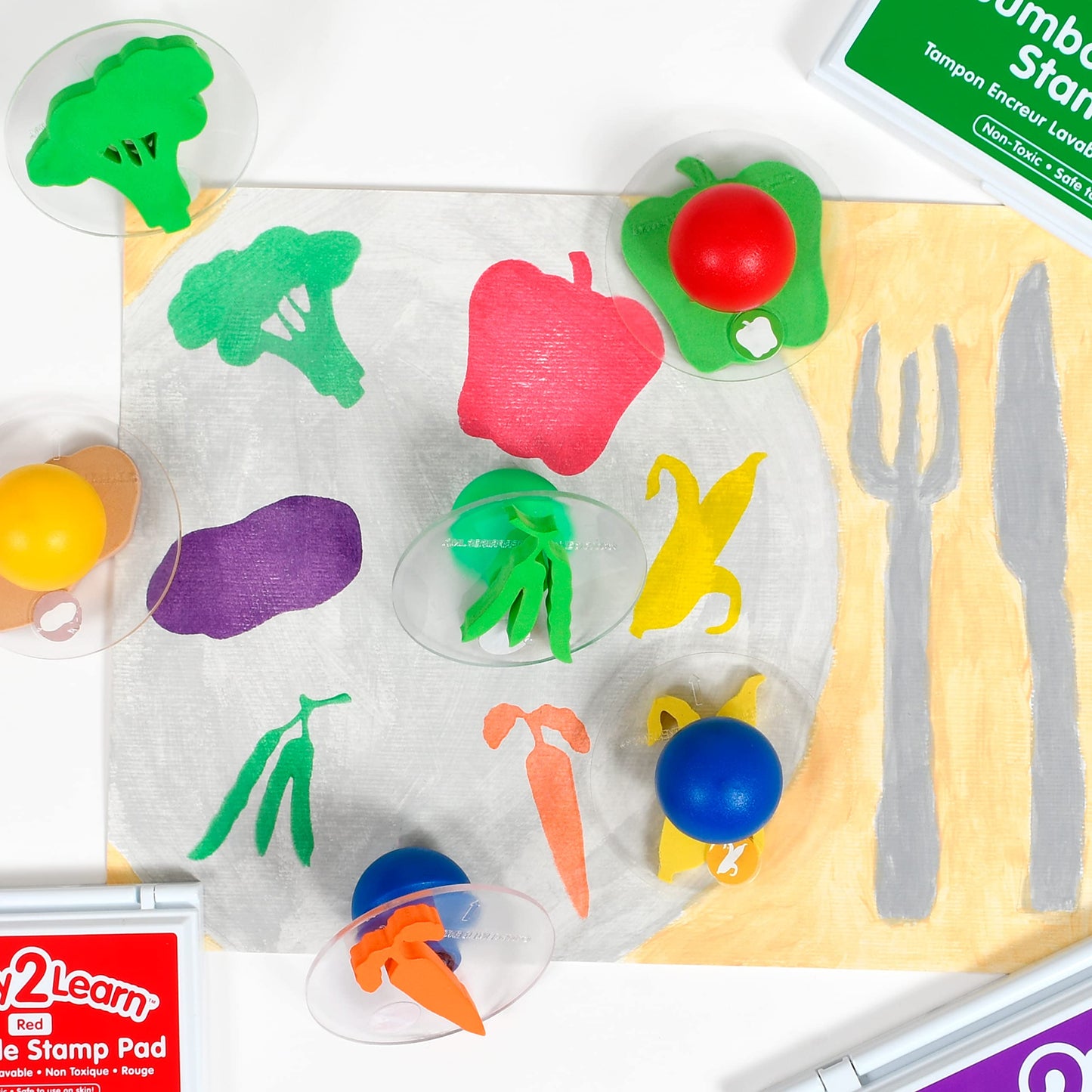 giant stampers vegetables set of 6 - PT03