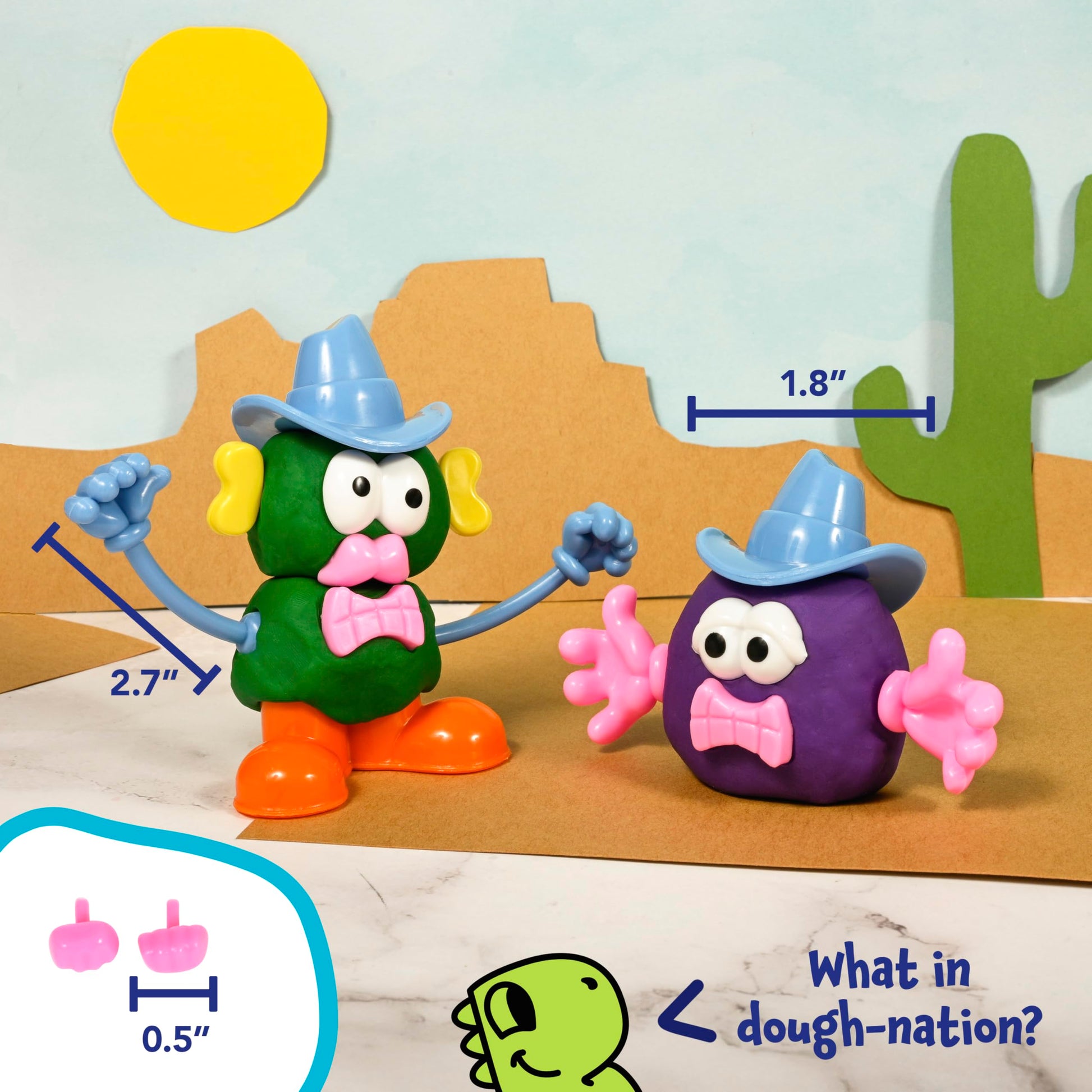dough character accessories set of 52 - PT02
