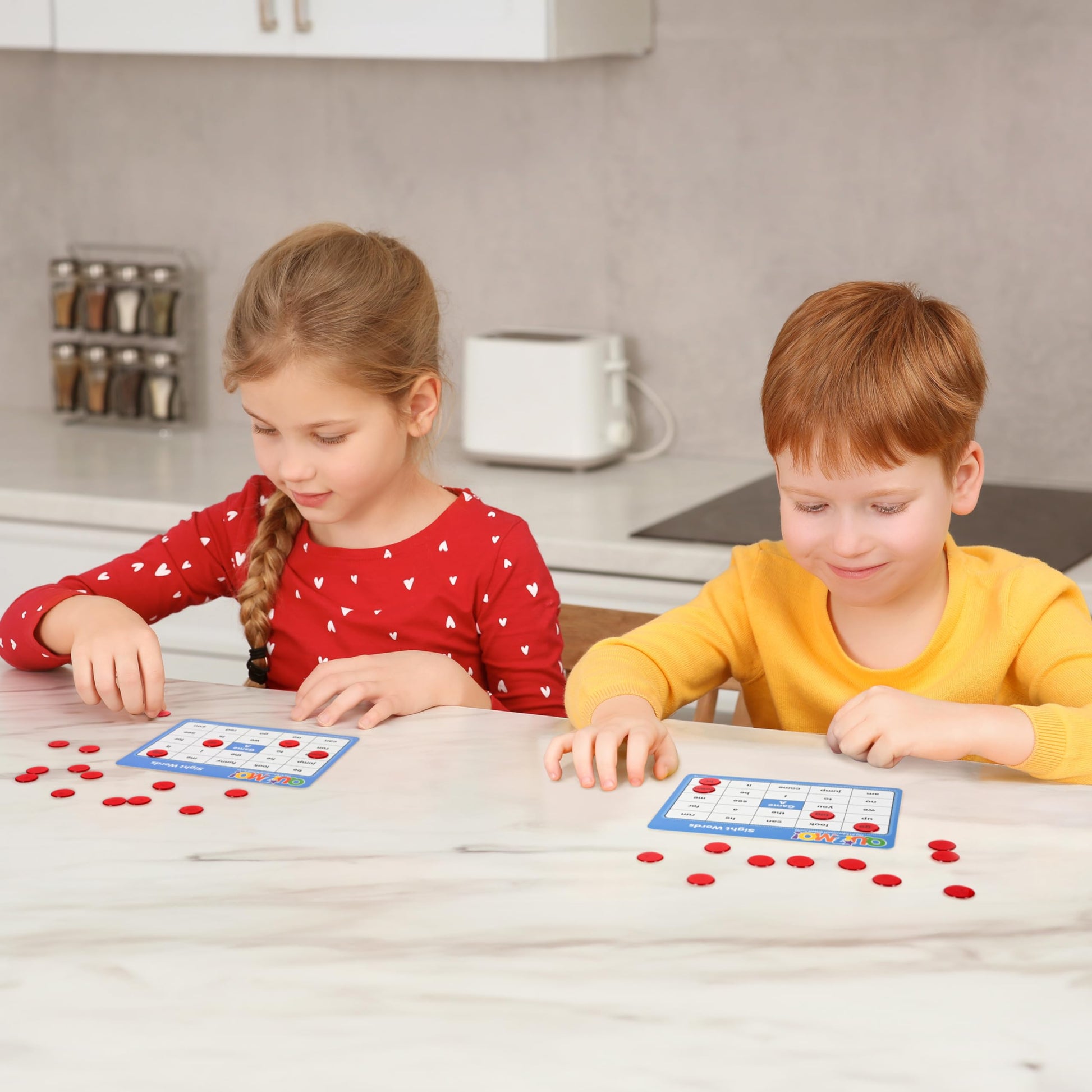 QUIZMO® Sight Words Set 1 – Reading Bingo Game - image 2