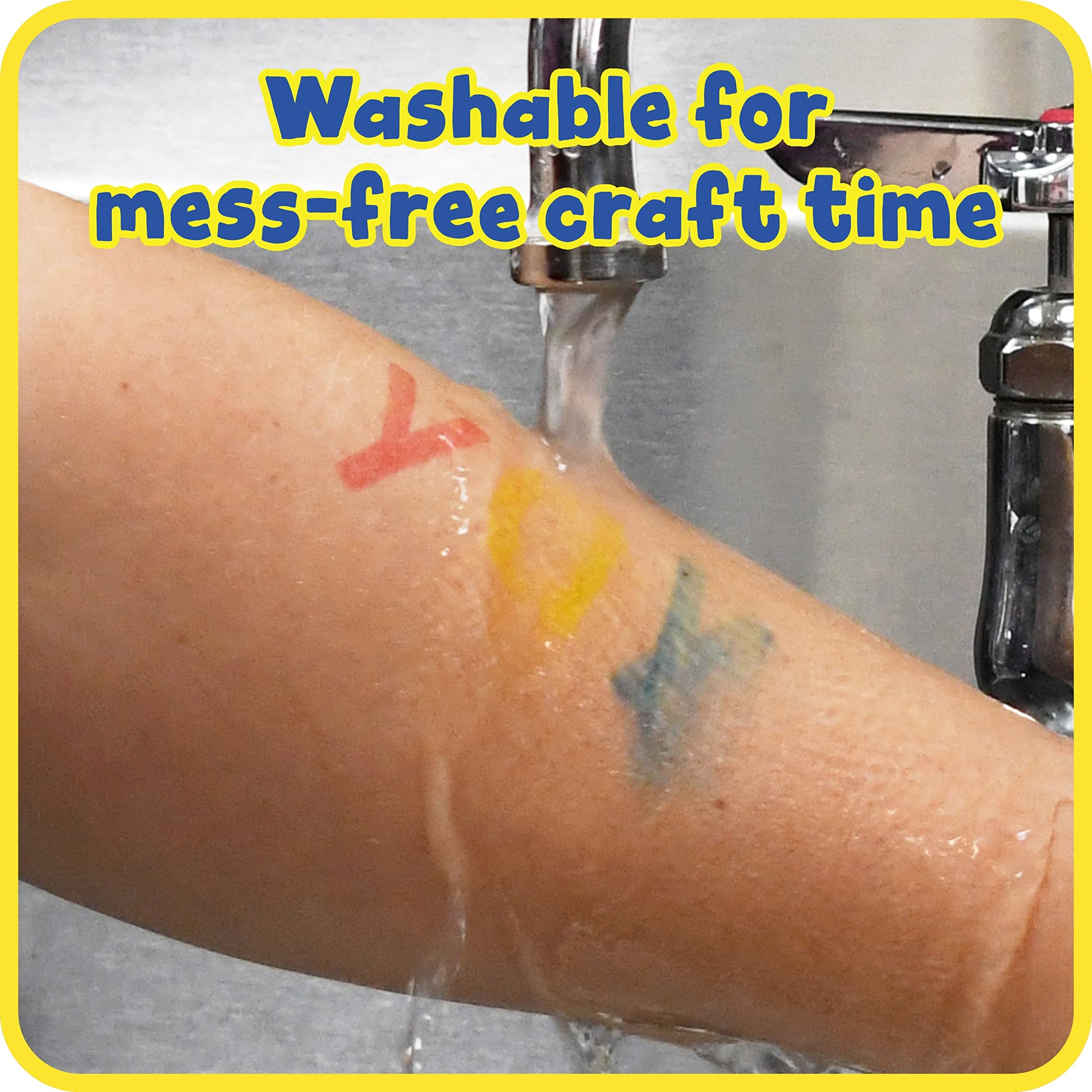 ready 2 learn washable stamp pad red yellow and blue - PT06