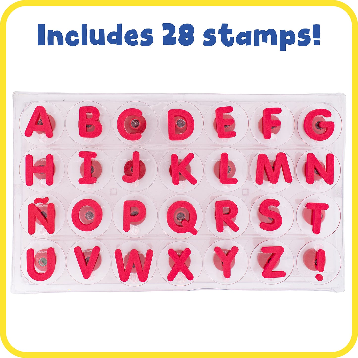 giant stampers uppercase letters set of 28 - PT01