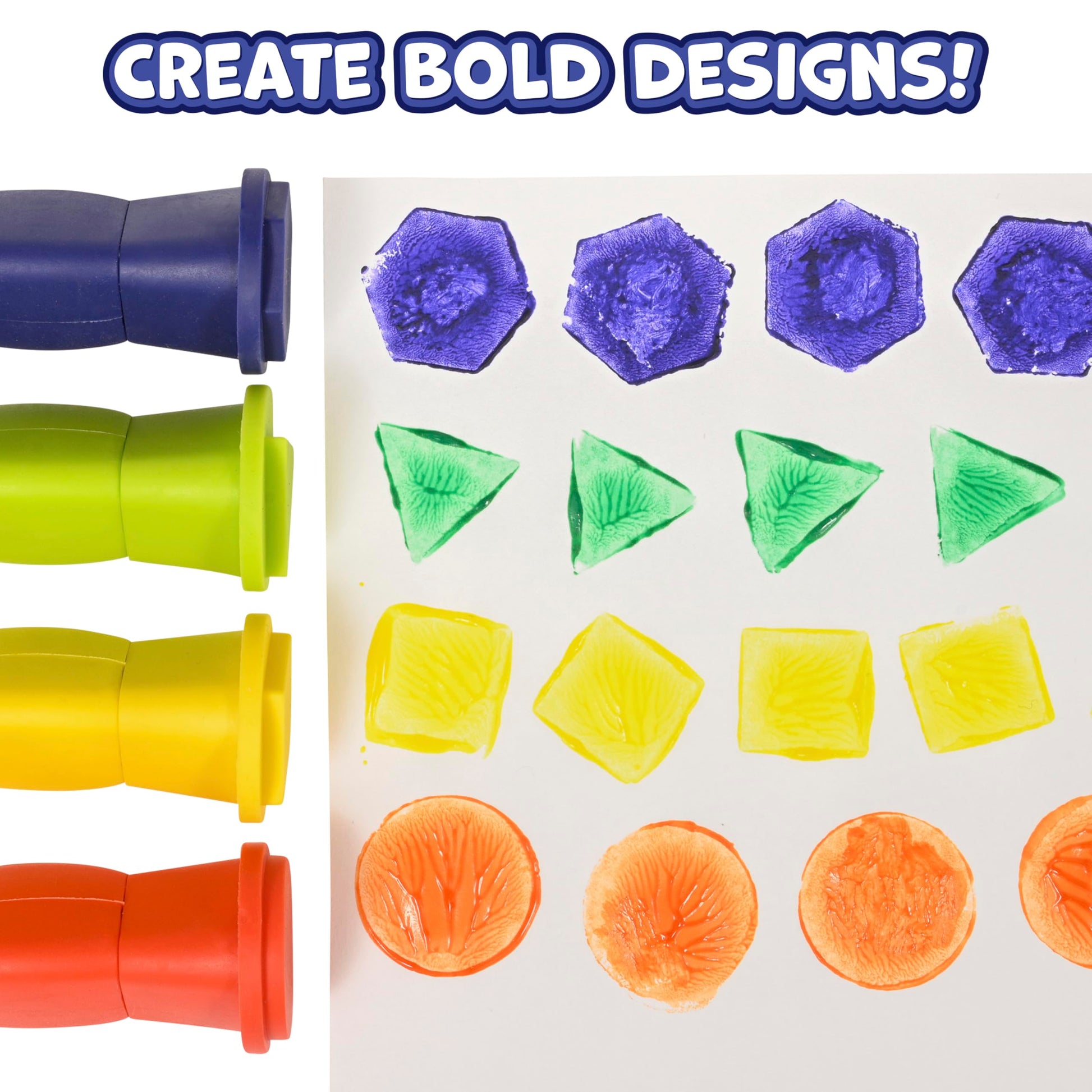 tri grip stampers geometric set of 4 imagine - PT06