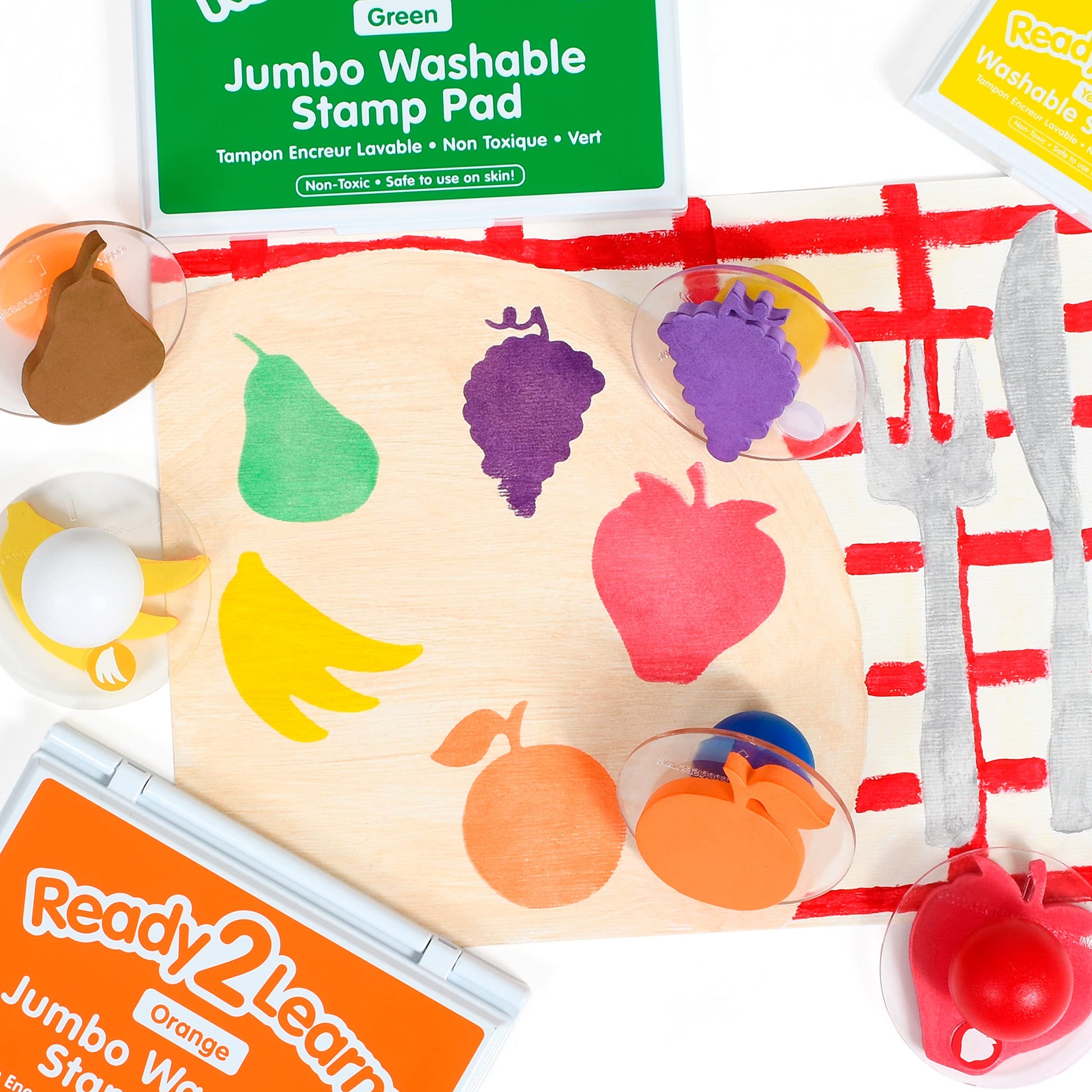 giant stampers fruit set of 6 - PT03