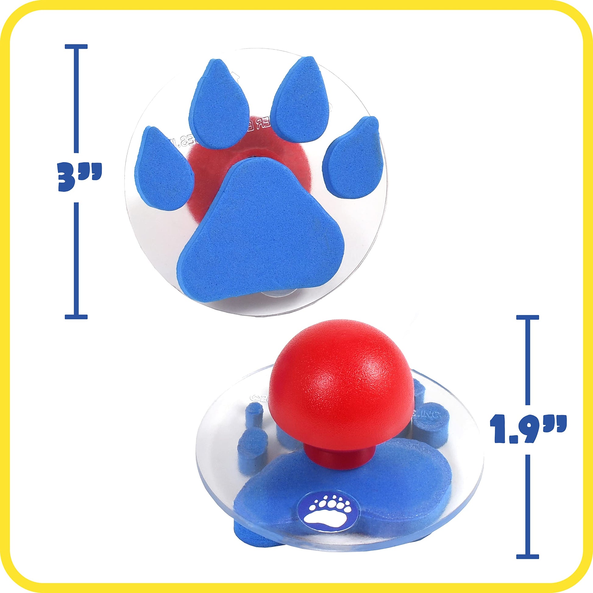 giant stampers paw prints set of 6 - PT03