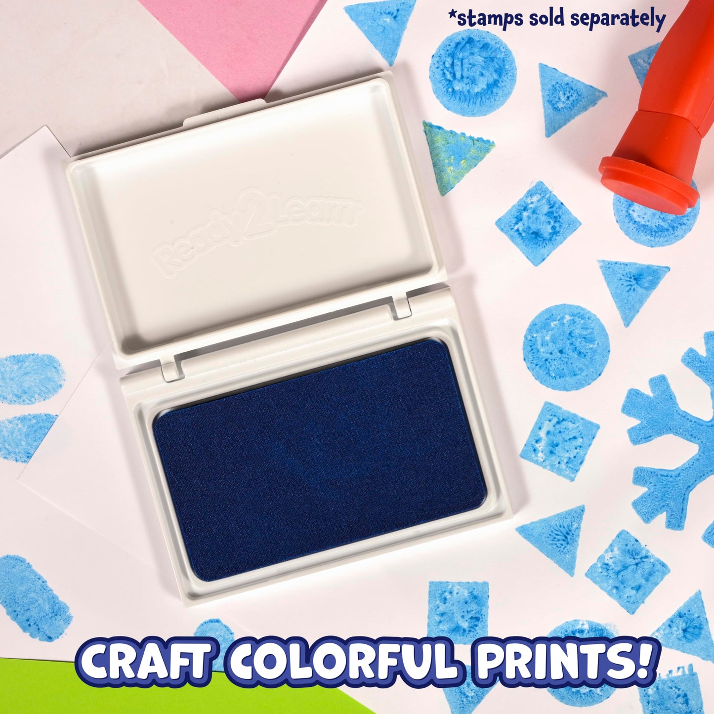 ready 2 learn washable stamp pad blue - PT04