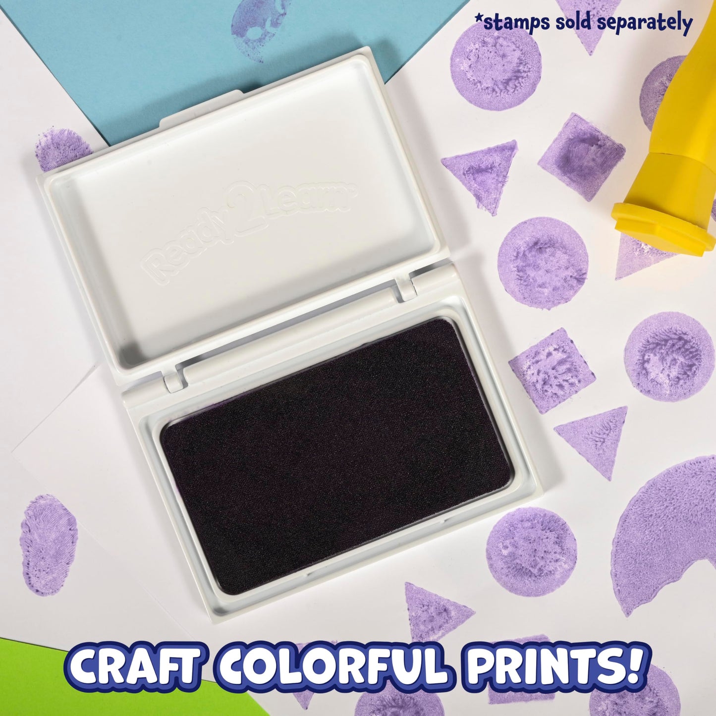 ready 2 learn washable stamp pad purple - PT04