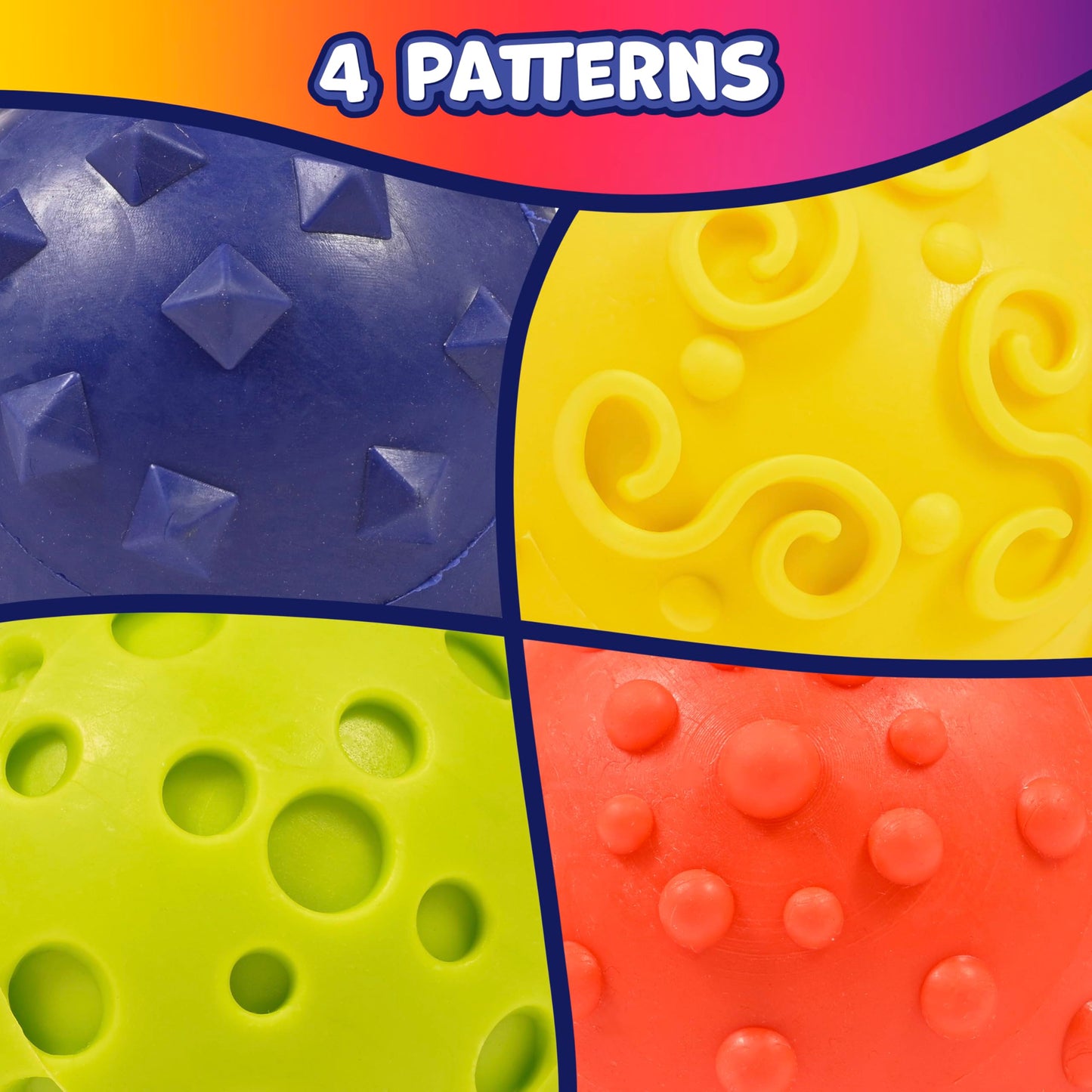 paint dough mushroom stampers set of 4 imagine - PT03
