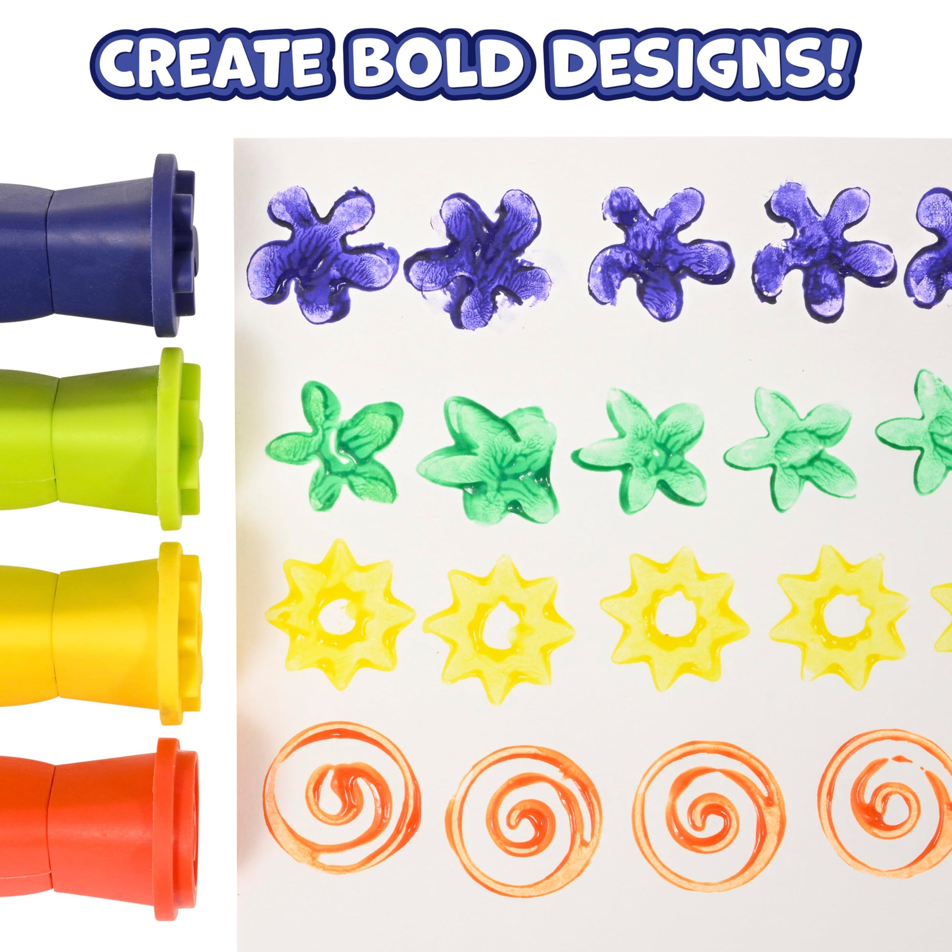 tri grip stampers patterns set of 4 imagine - PT06