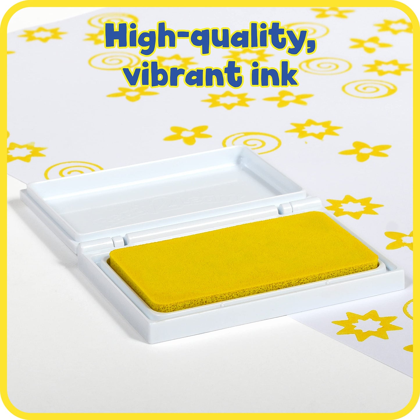ready 2 learn washable stamp pad yellow - PT04