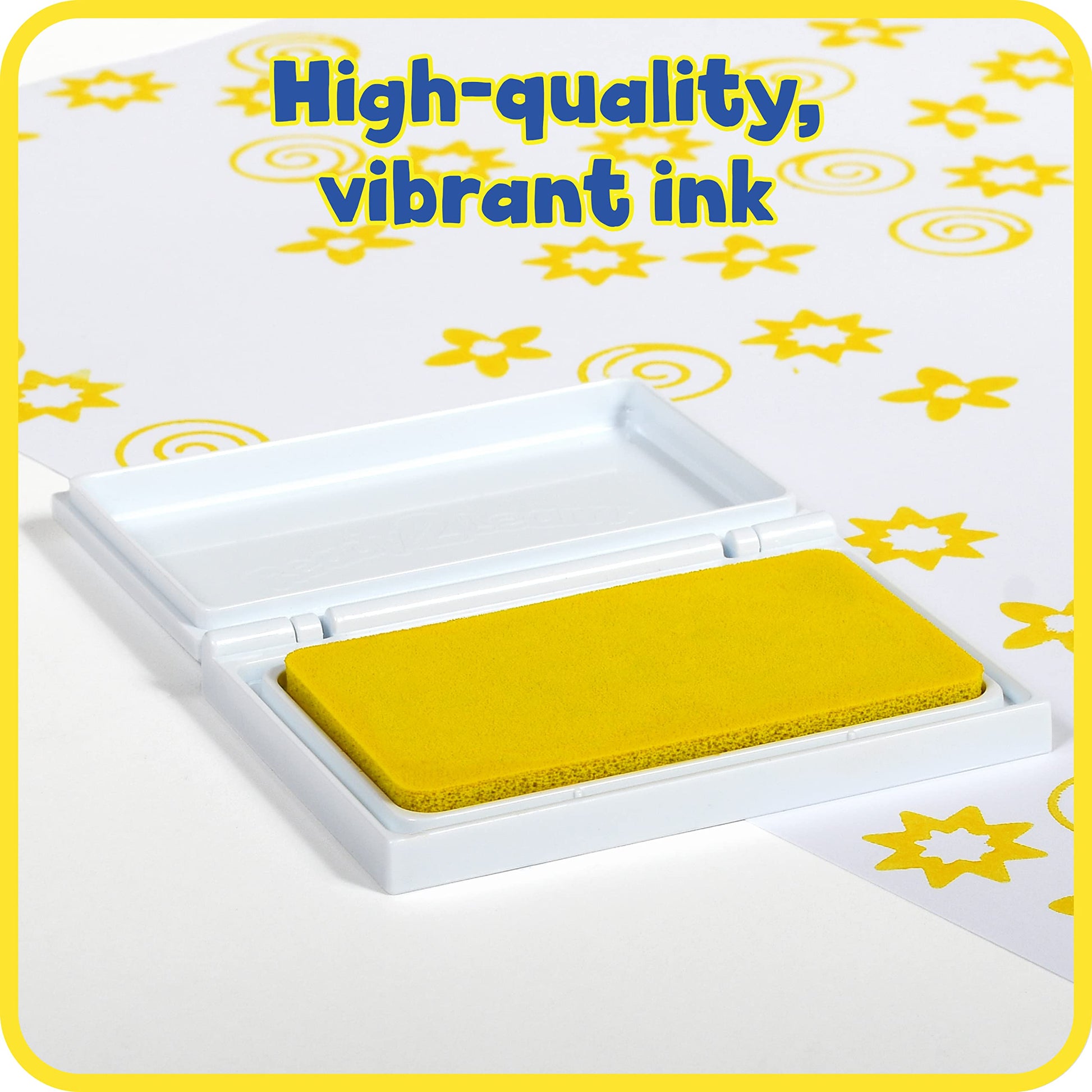 ready 2 learn washable stamp pad yellow - PT04