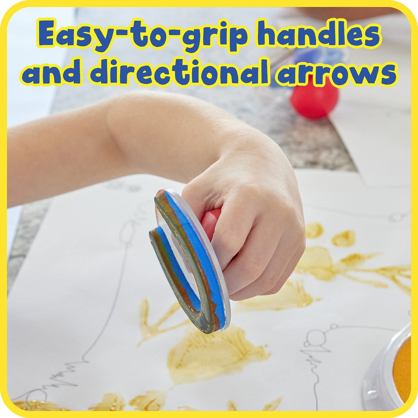 giant stampers paw prints set of 6 - PT02