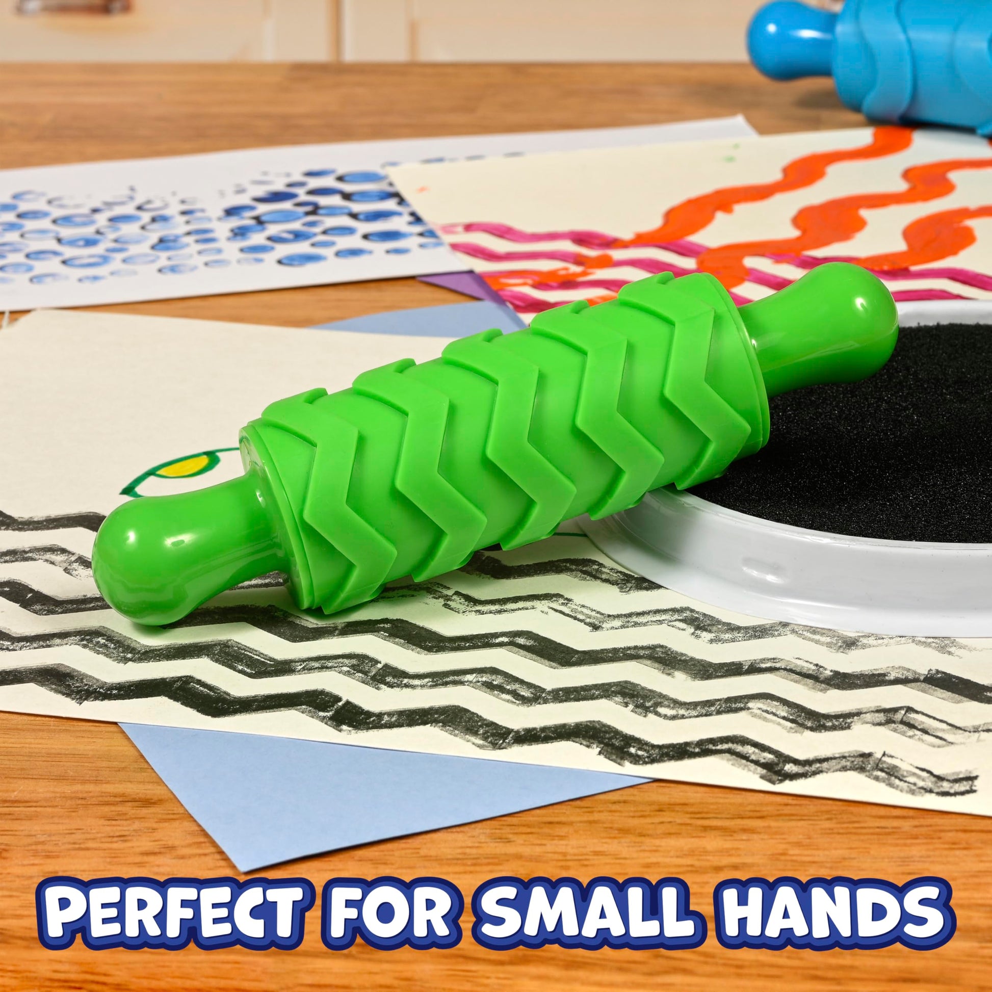 paint and dough texture rollers set of 4 - PT06