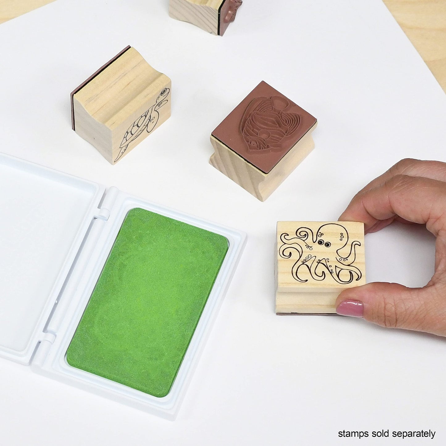 ready 2 learn scented stamp pad lime green - PT01