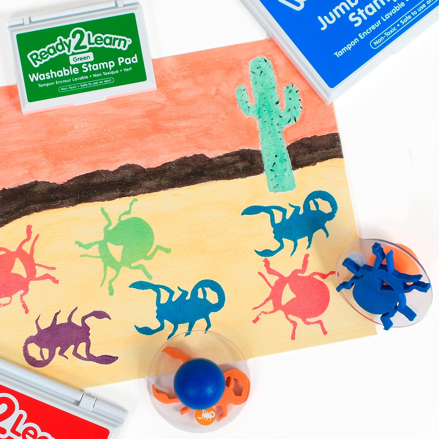 giant stampers insects set 1 set of 6 - PT03