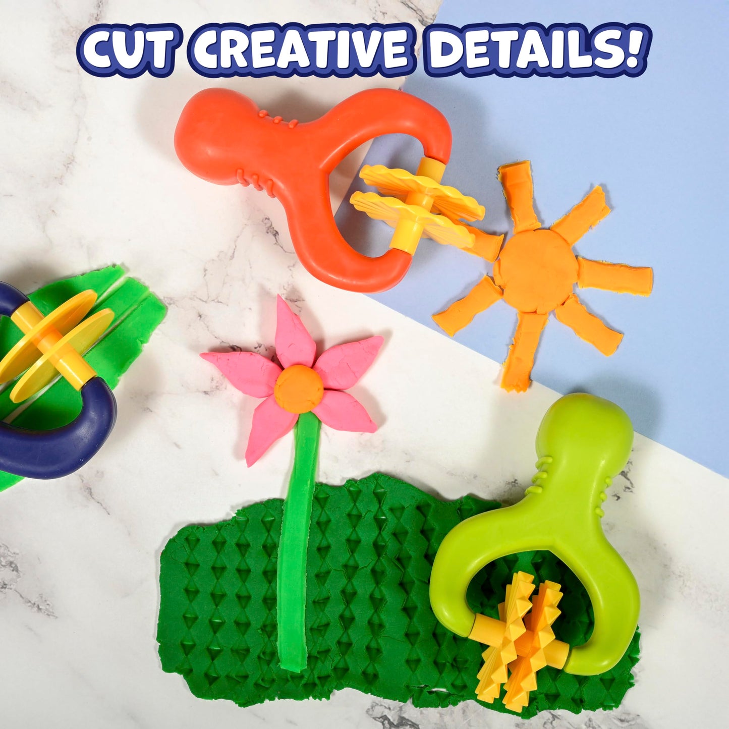 chunky dough strip cutters set of 3 imagine - PT04