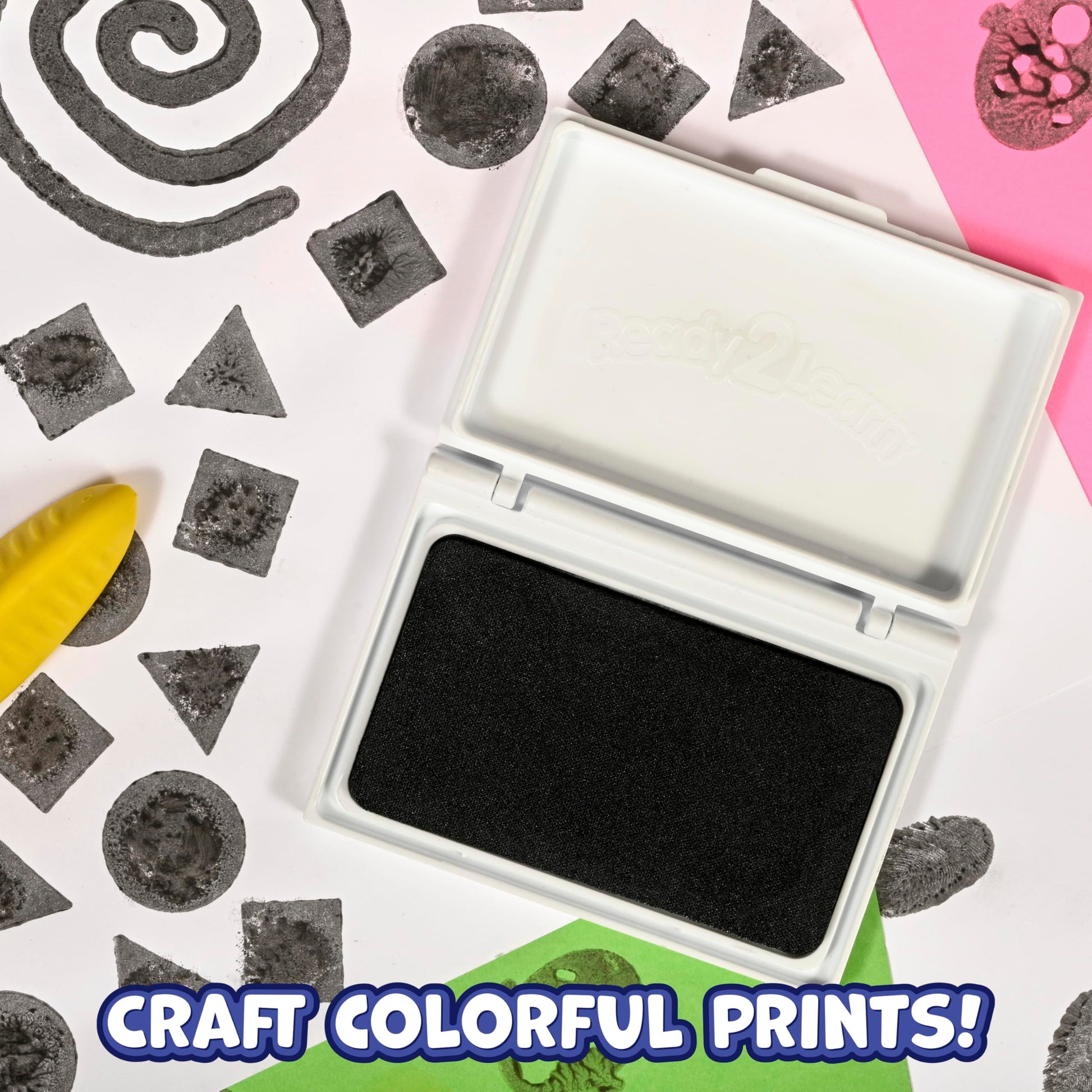 ready 2 learn washable stamp pad black - PT04